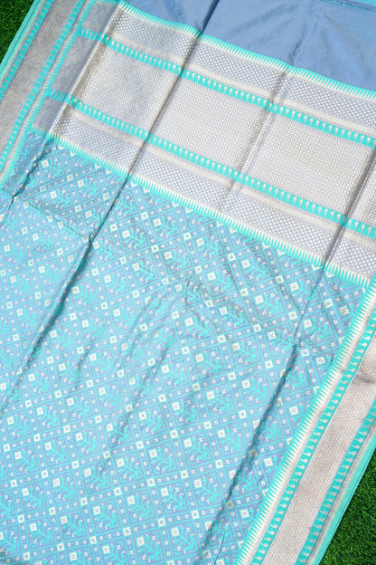Handwoven Banarasi Katan Silk Patola Saree