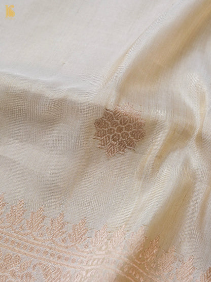 Handloom Banarasi Pure Silk Tissue Kadwa Ektara Saree