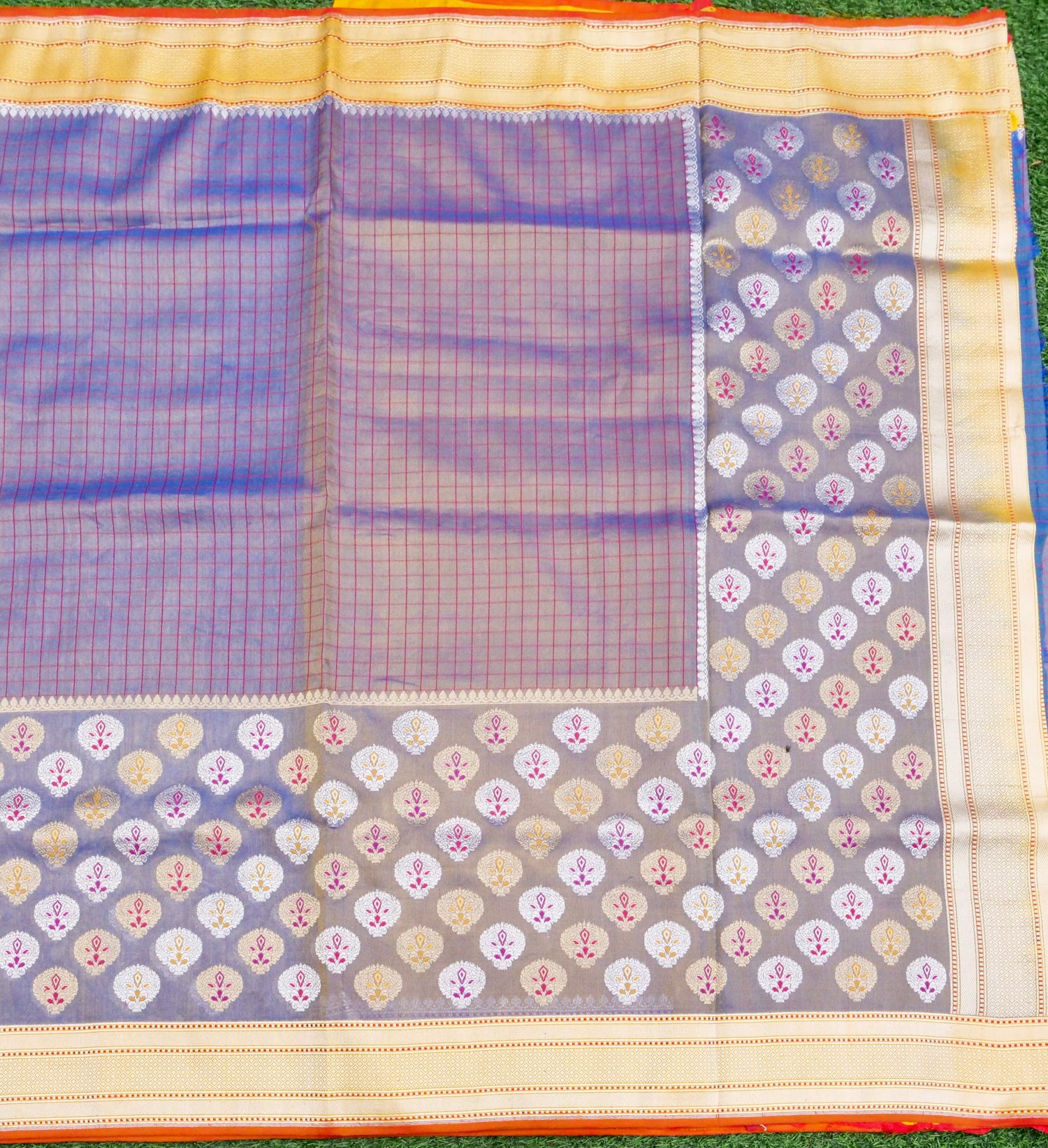 Handloom Banarasi Pure Katan Silk Kadwa Saree