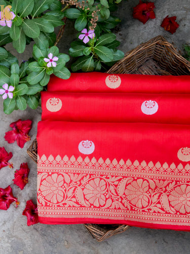 Banarasi Katan Silk Handwoven Chaand Boota Saree