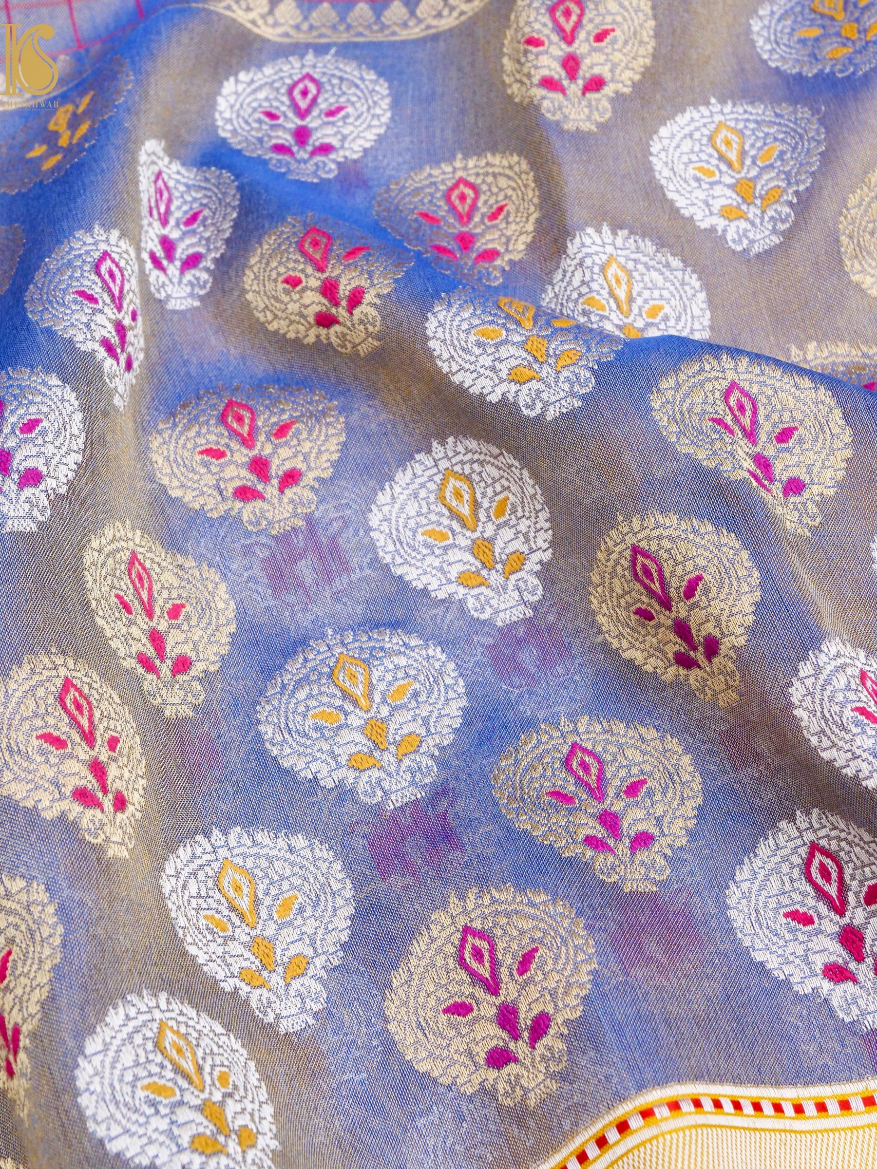 Handloom Banarasi Pure Katan Silk Kadwa Saree