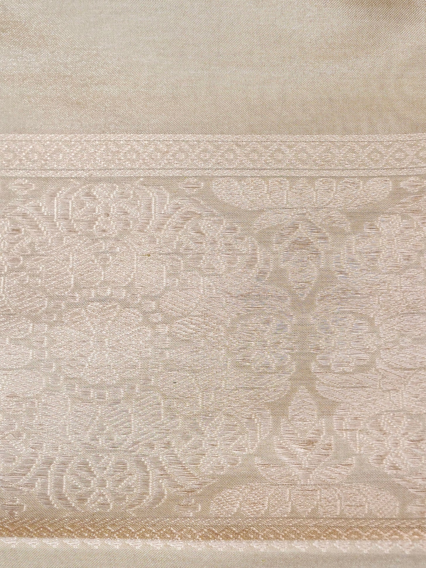 Handloom Banarasi Pure Silk Tissue Kadwa Ektara Saree