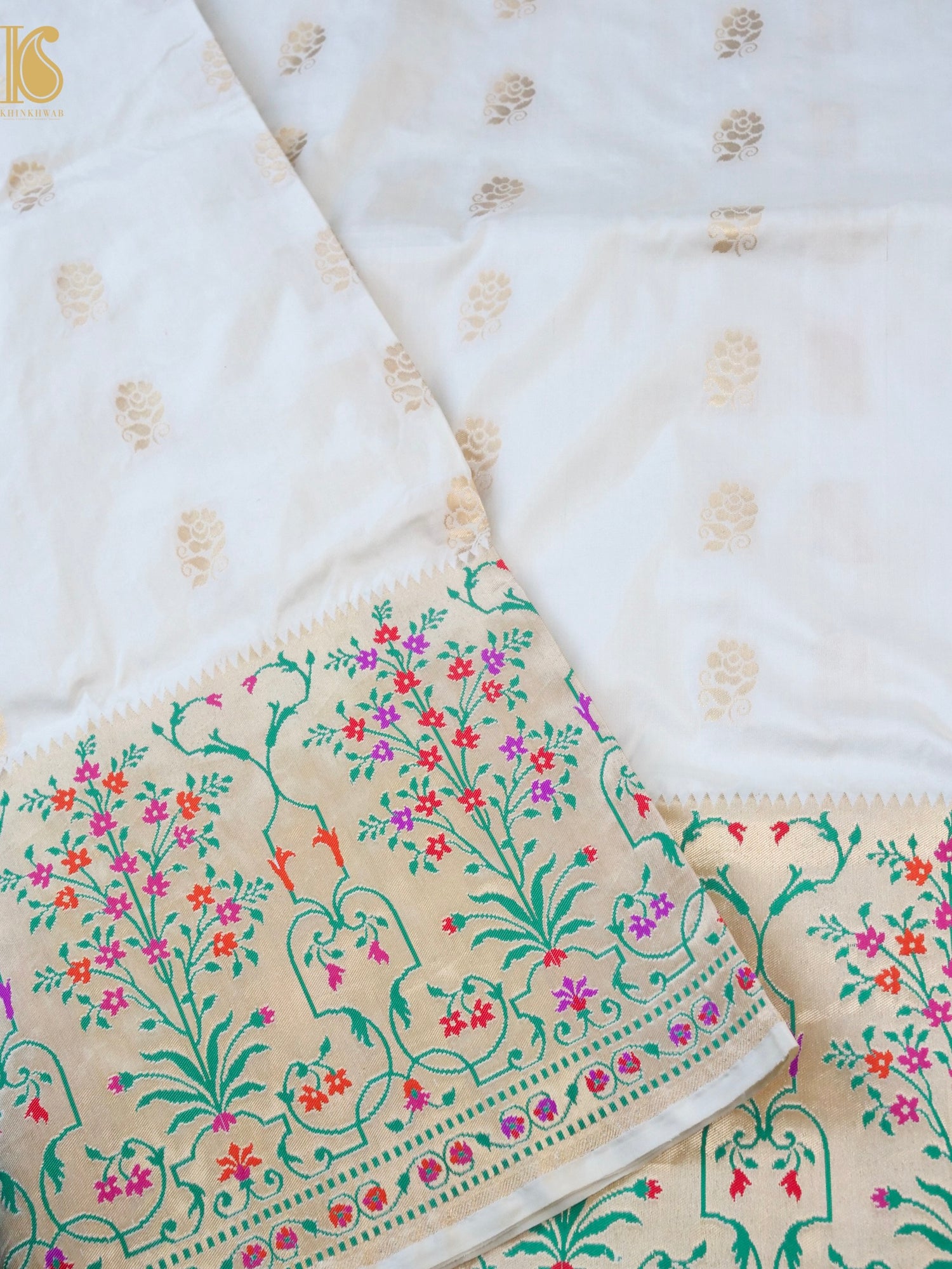 Handloom Banarasi Pure Katan Silk Kadwa Saree