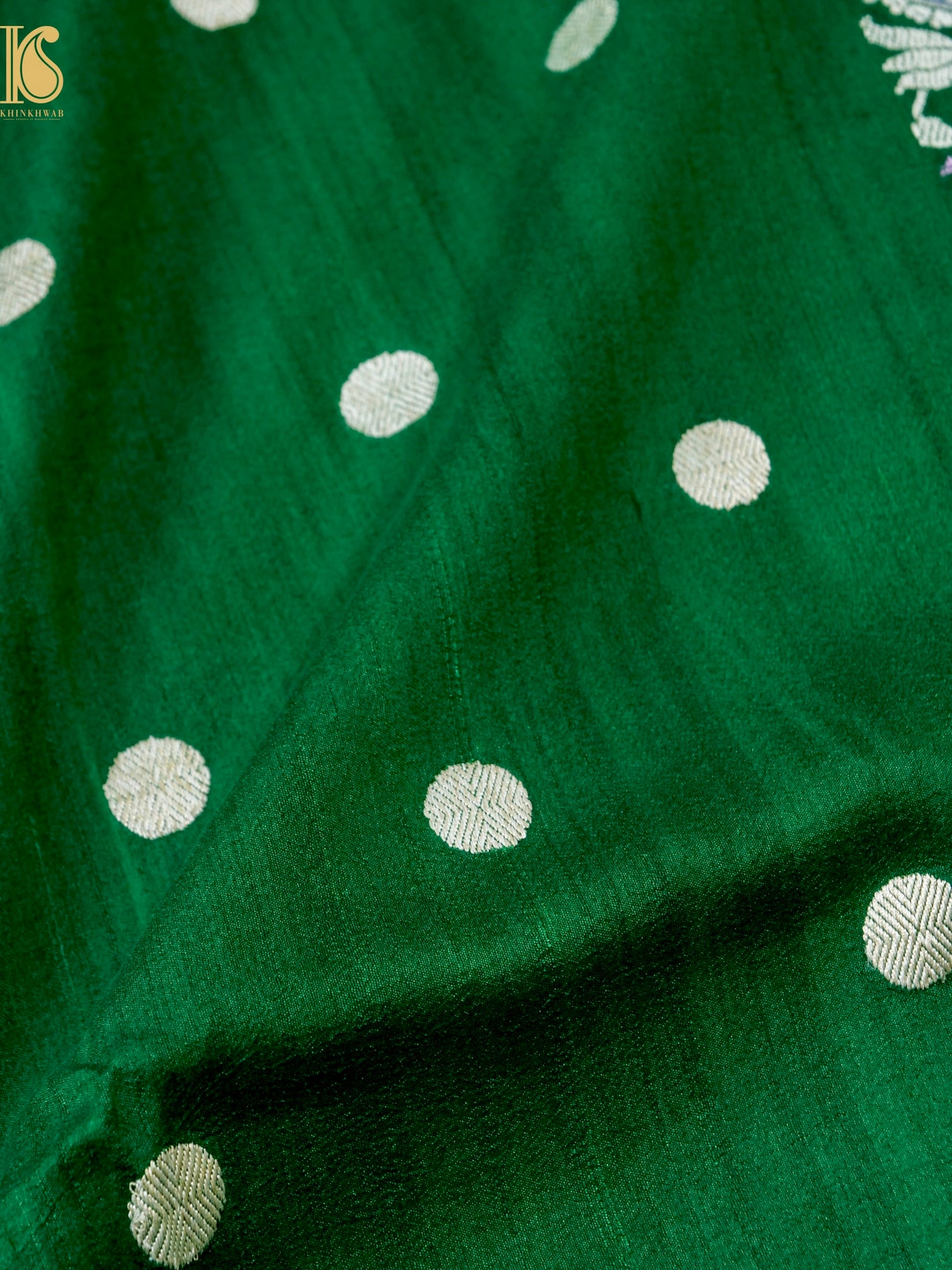 Handloom Banarasi Tussar by Georgette Silk Saree