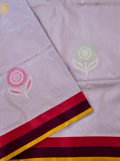 Handwoven Pure Mashru Silk Kadwa Banarasi Saree