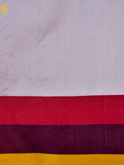 Handwoven Pure Mashru Silk Kadwa Banarasi Saree