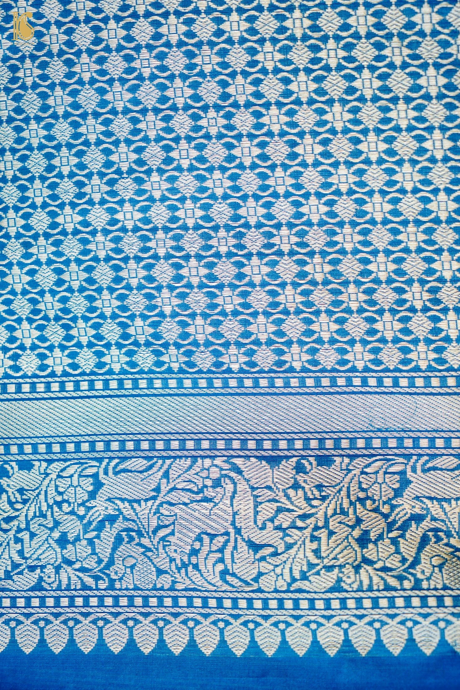 Handloom Banarasi Katan Shikargah Saree