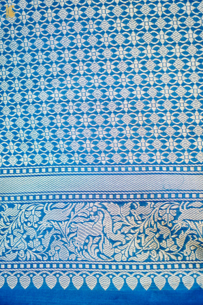 Handloom Banarasi Katan Shikargah Saree