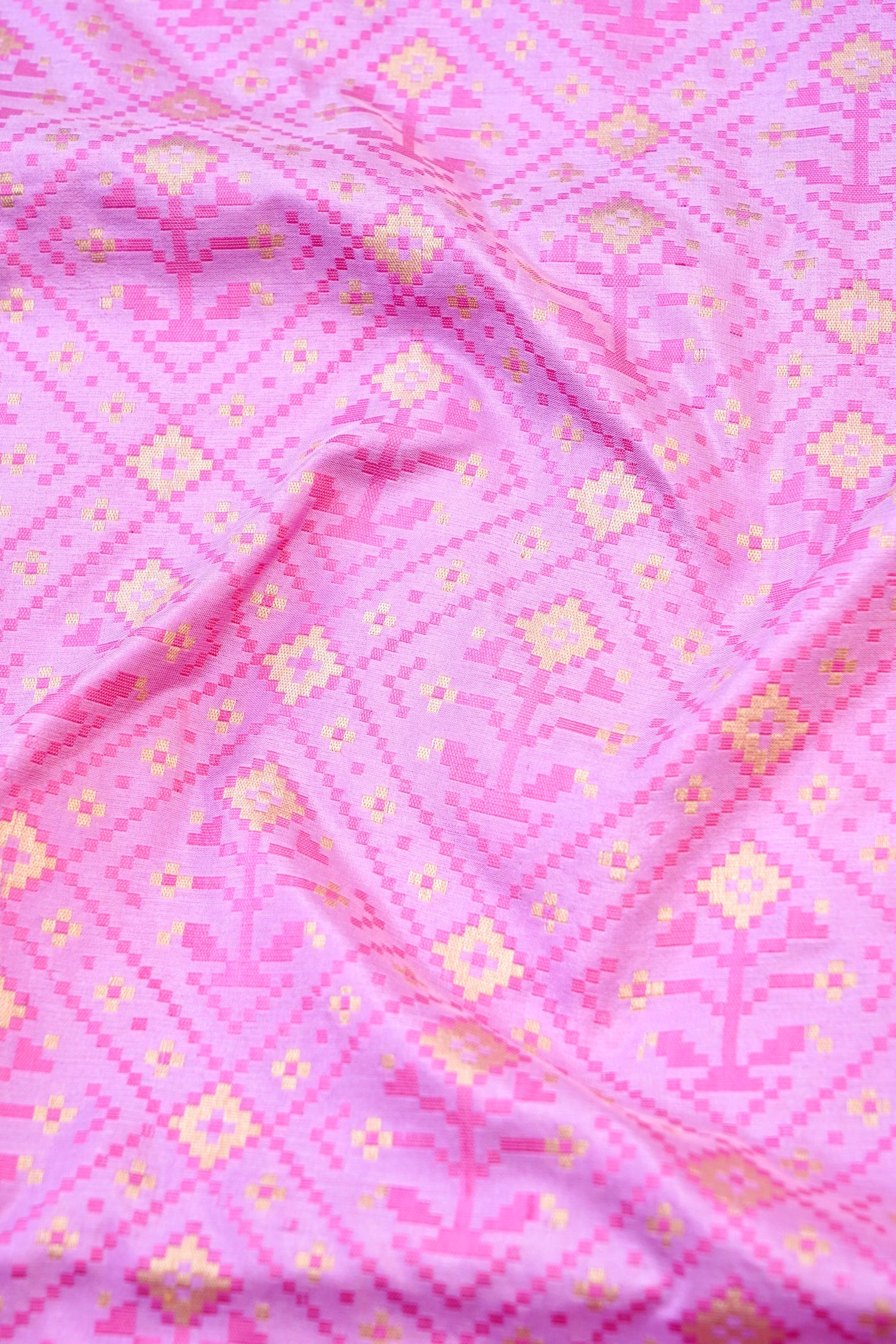 Handwoven Banarasi Katan Silk Patola Saree
