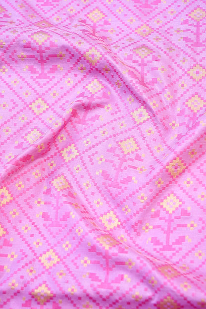 Handwoven Banarasi Katan Silk Patola Saree