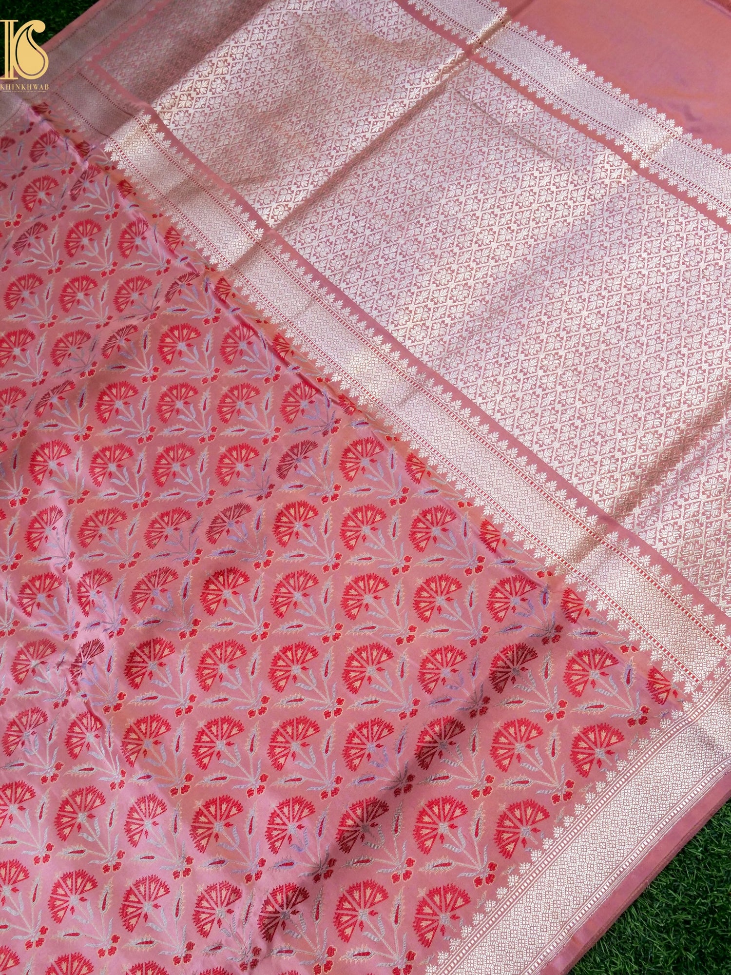 Handwoven Pure Mashru Satin Silk Tanchoi Banarasi Saree