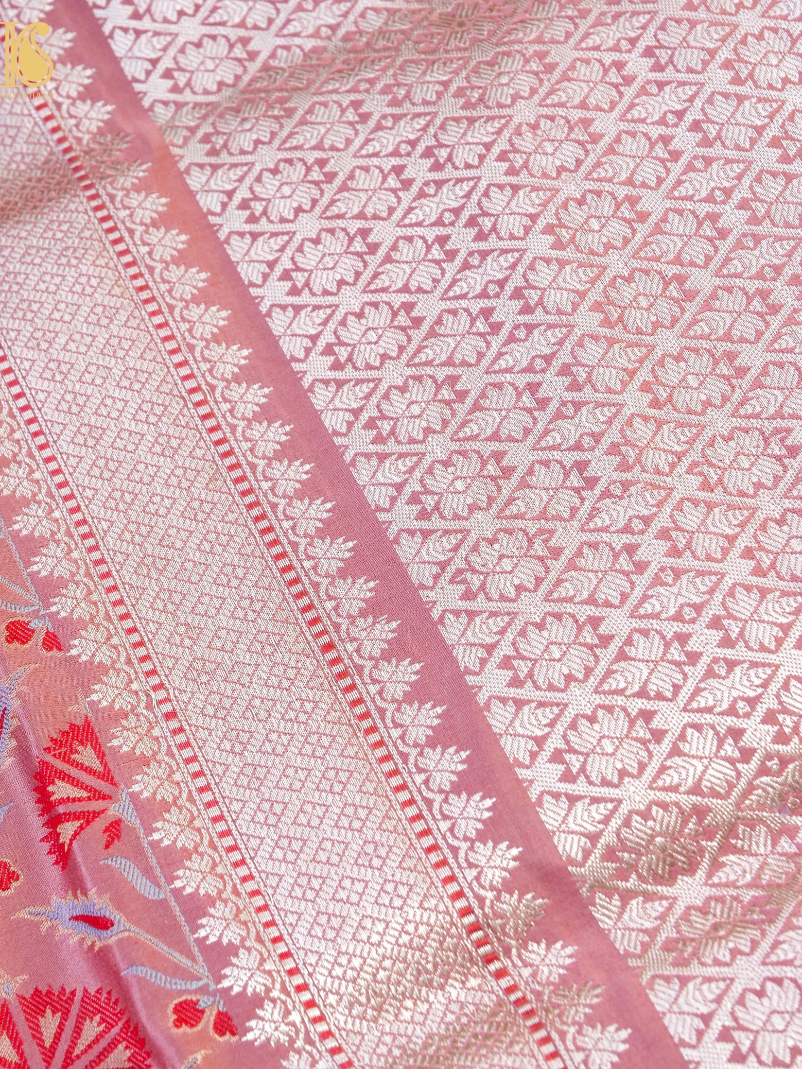 Handwoven Pure Mashru Satin Silk Tanchoi Banarasi Saree