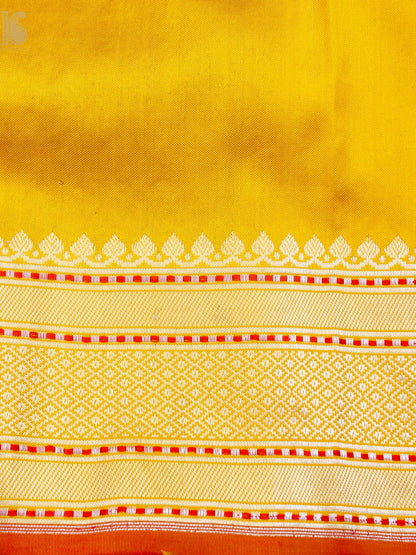 Handloom Banarasi Pure Katan Silk Kadwa Saree