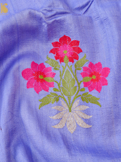 Handloom Banarasi Tussar by Georgette Silk Saree