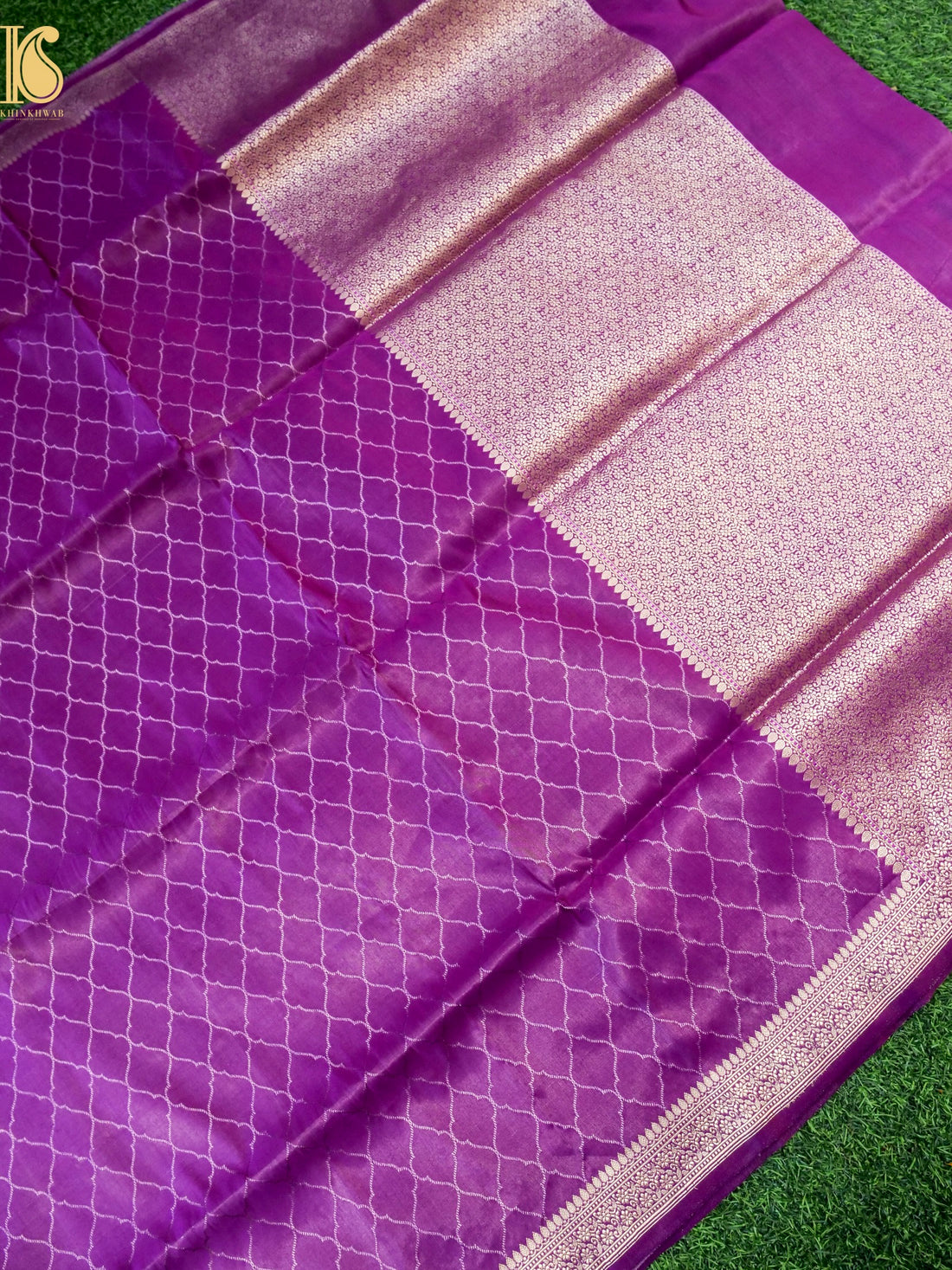 Handwoven Pure Mashru Satin Silk Tanchoi Banarasi Saree