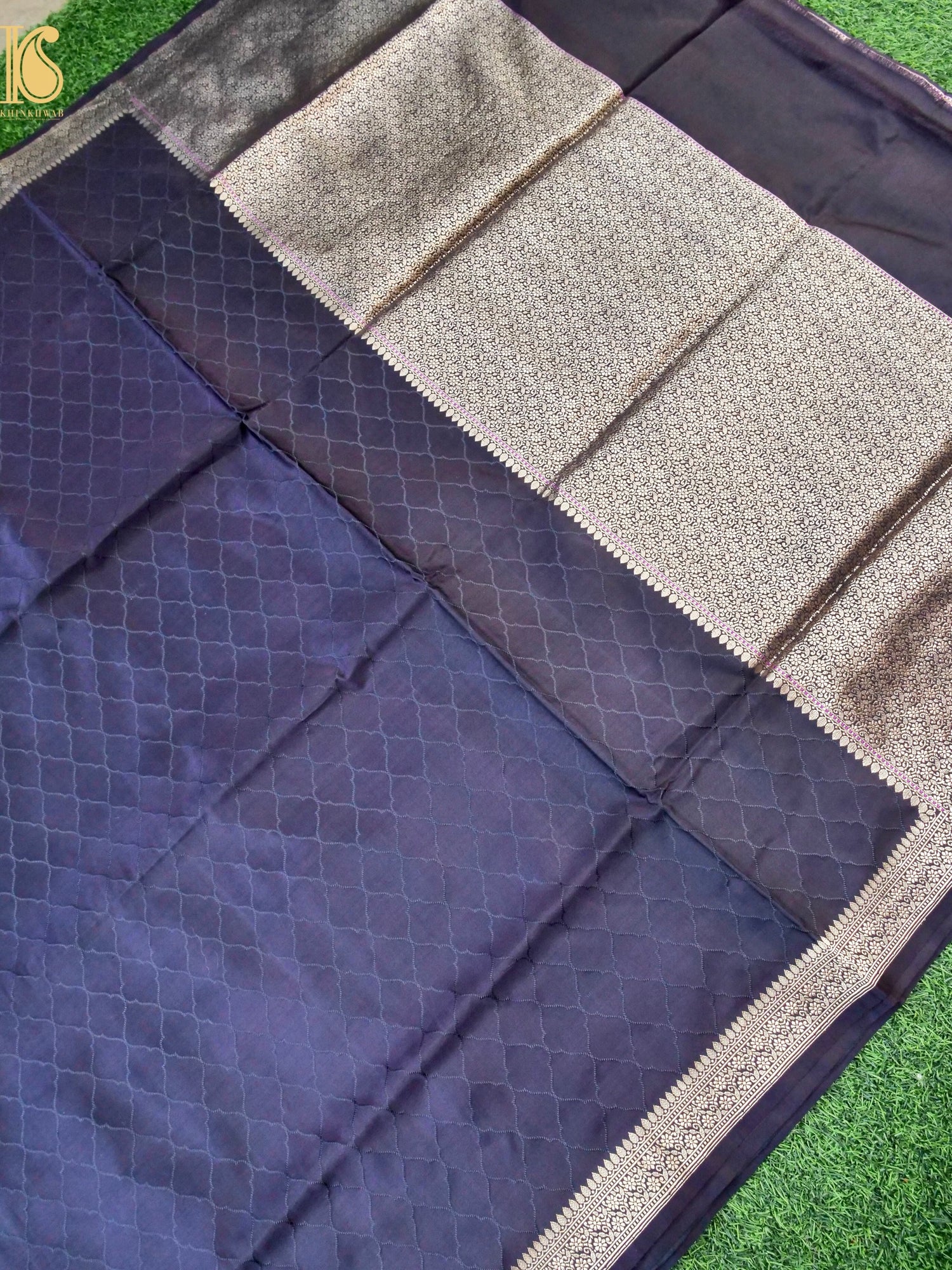 Handwoven Pure Mashru Satin Silk Tanchoi Banarasi Saree
