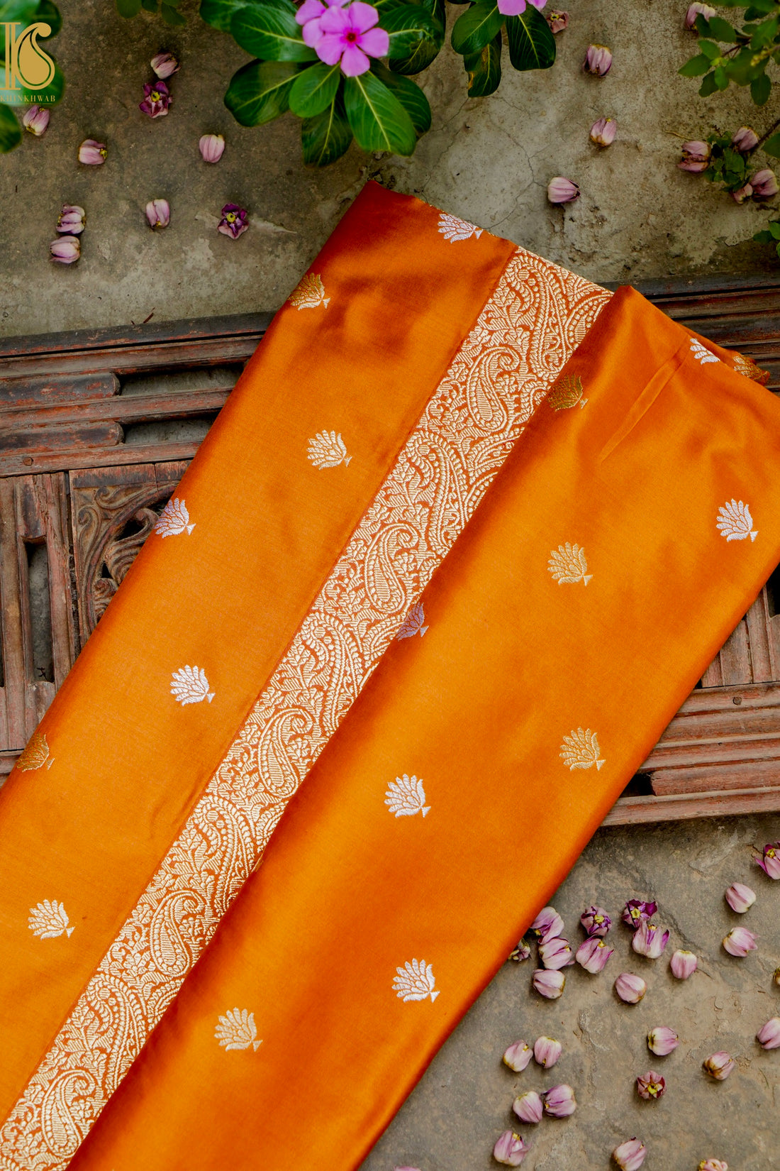 Banarasi Handloom Pure Katan Silk Kadwa Saree