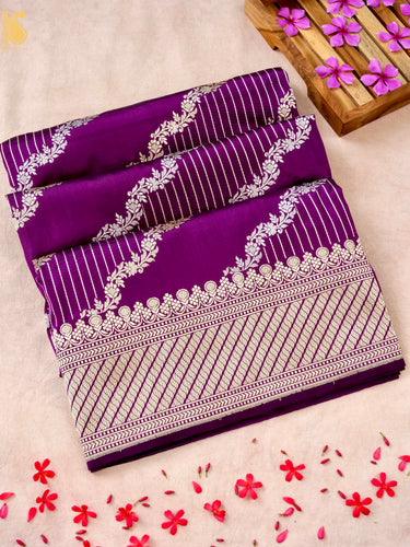 Banarasi Handloom Pure Katan Silk Kadwa Saree
