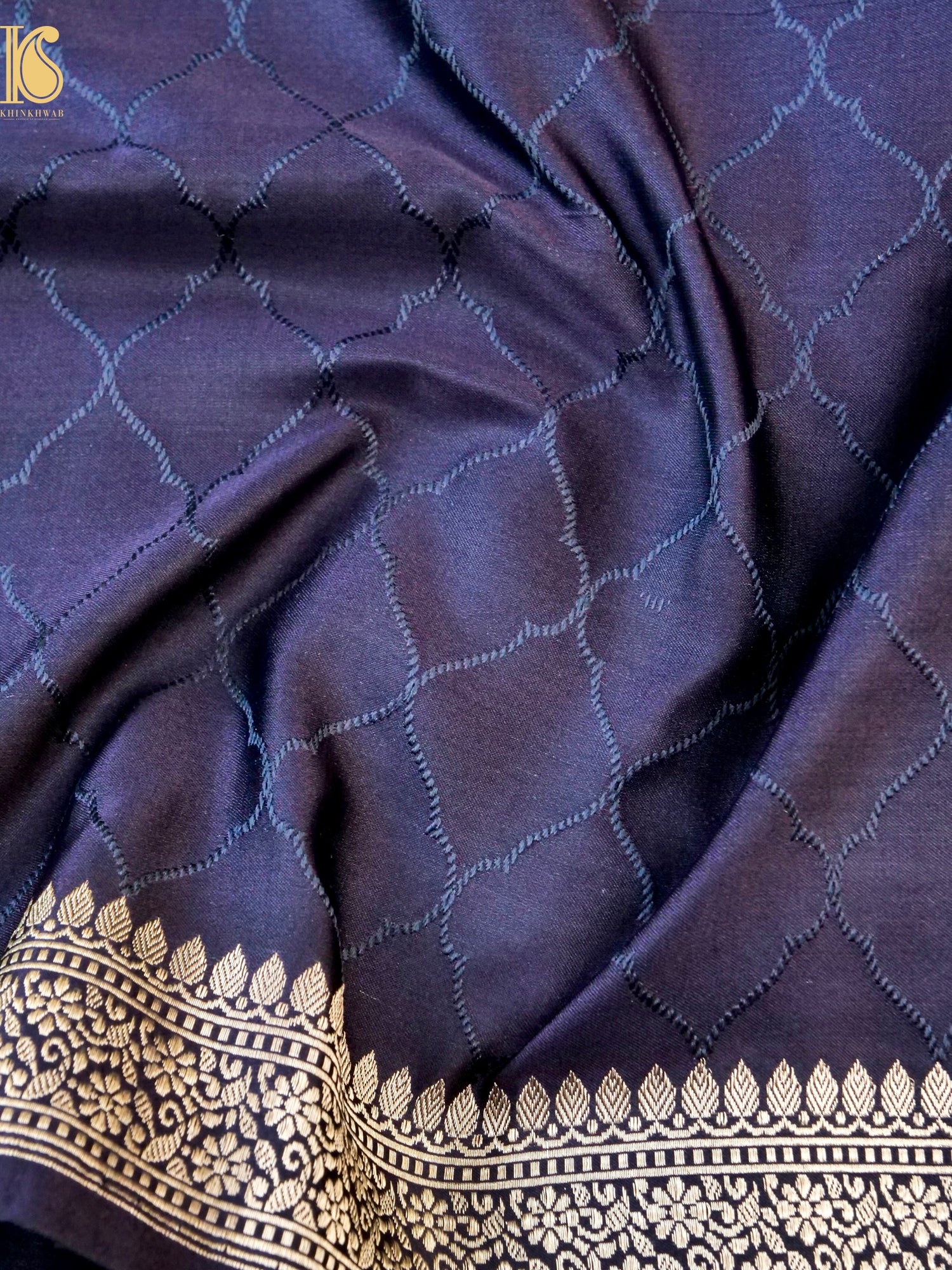 Handwoven Pure Mashru Satin Silk Tanchoi Banarasi Saree