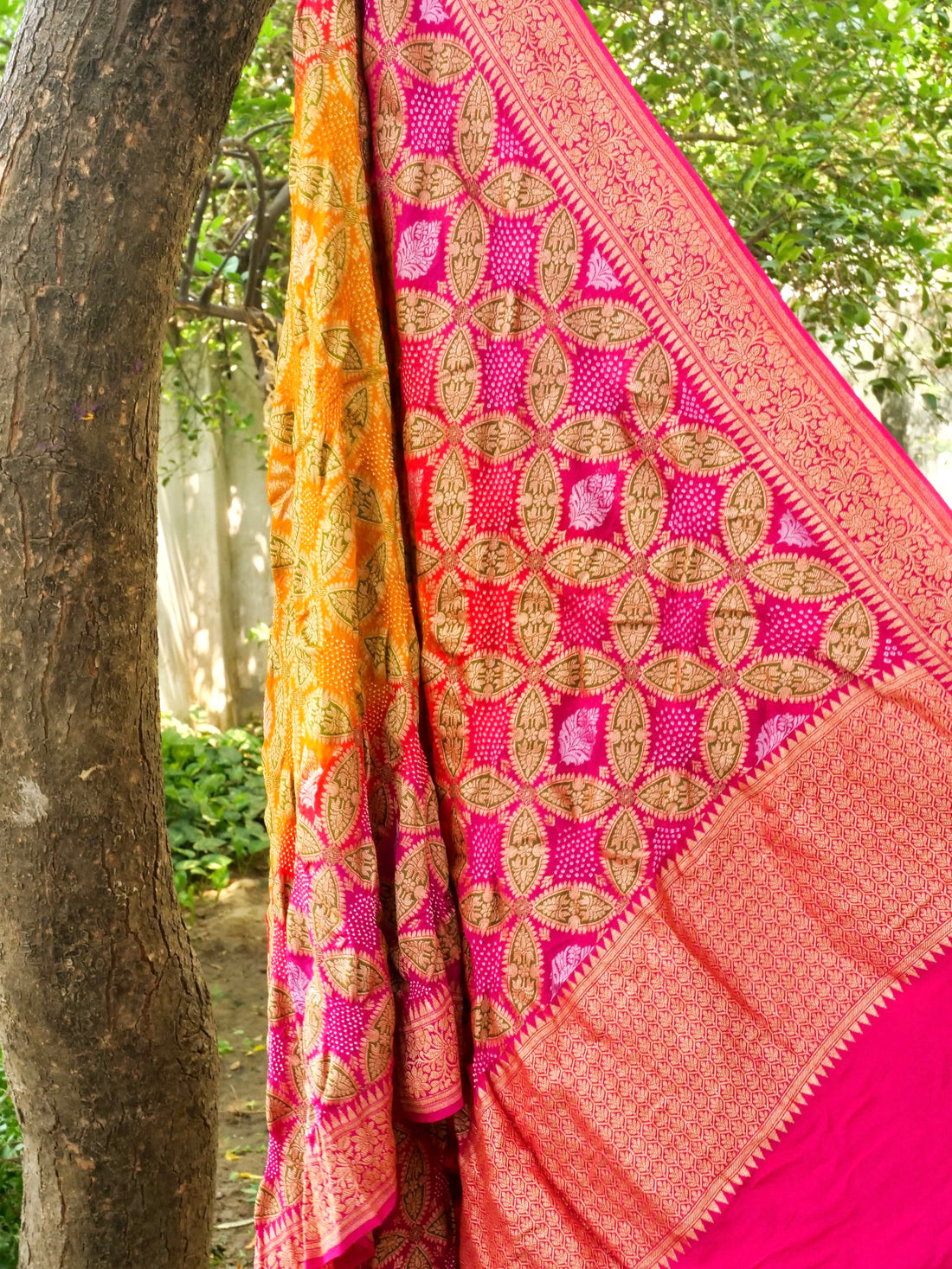 Georgette Banarasi Bandhani Dupatta