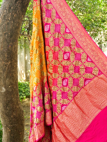 Georgette Banarasi Bandhani Dupatta
