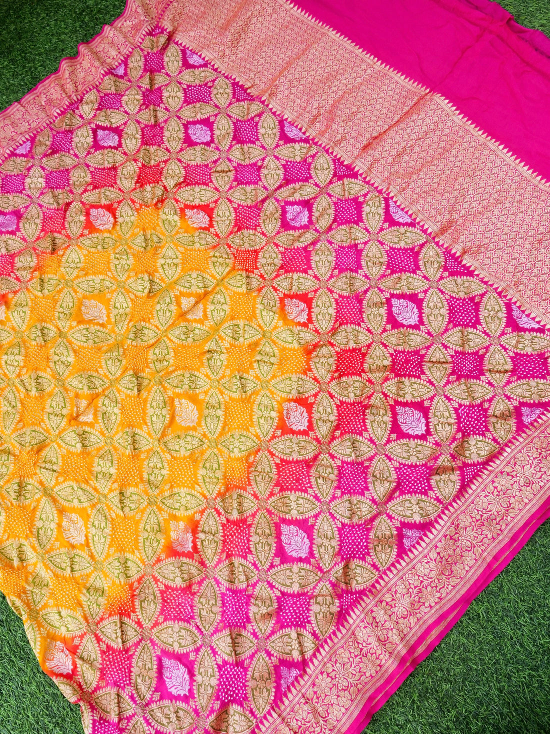 Georgette Banarasi Bandhani Dupatta