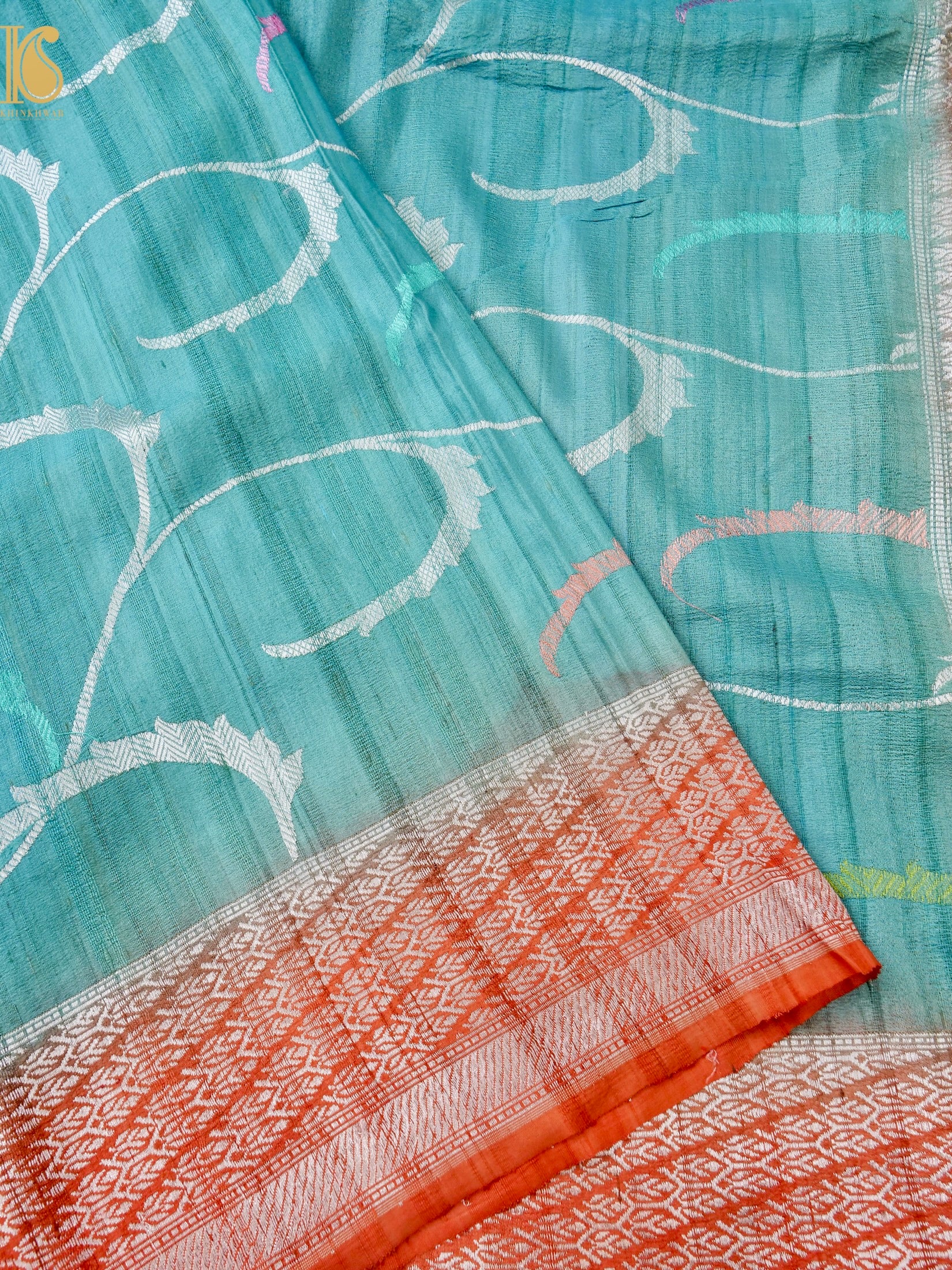 Handwoven Banarasi Pure Tussar Silk Saree