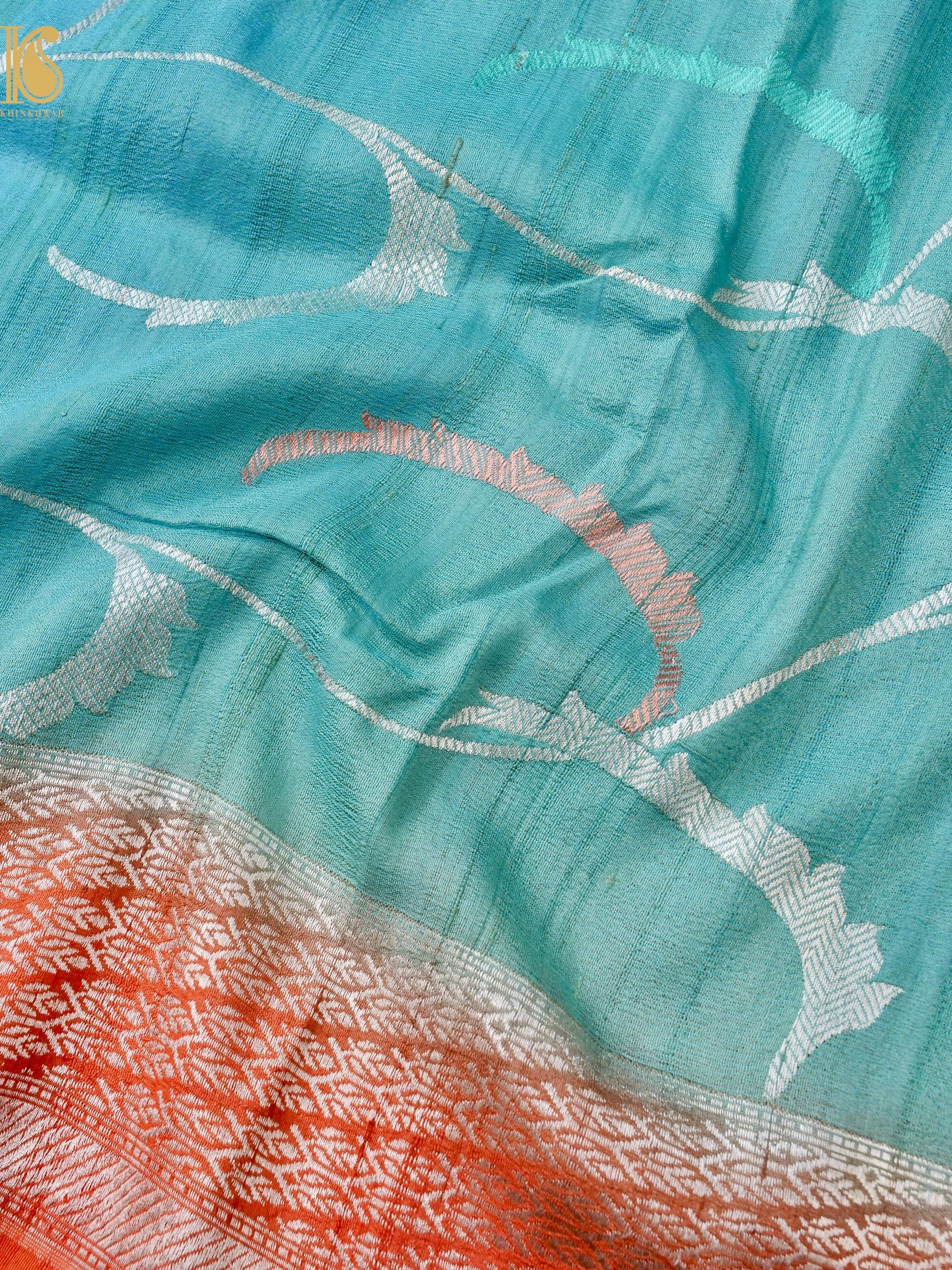Handwoven Banarasi Pure Tussar Silk Saree