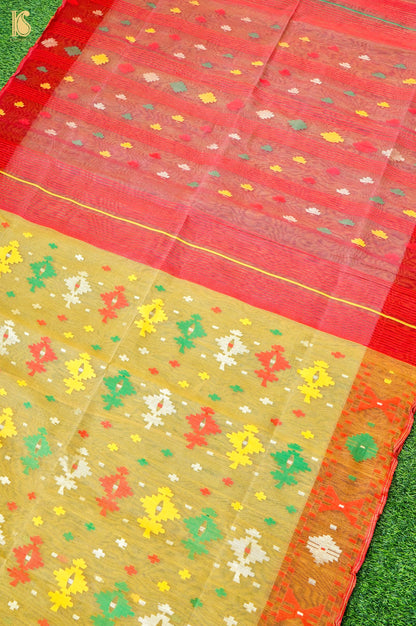 Handloom Dhakai Jamdani Saree