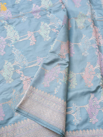 Banarasi Handloom Pure Katan Silk Kadwa Saree