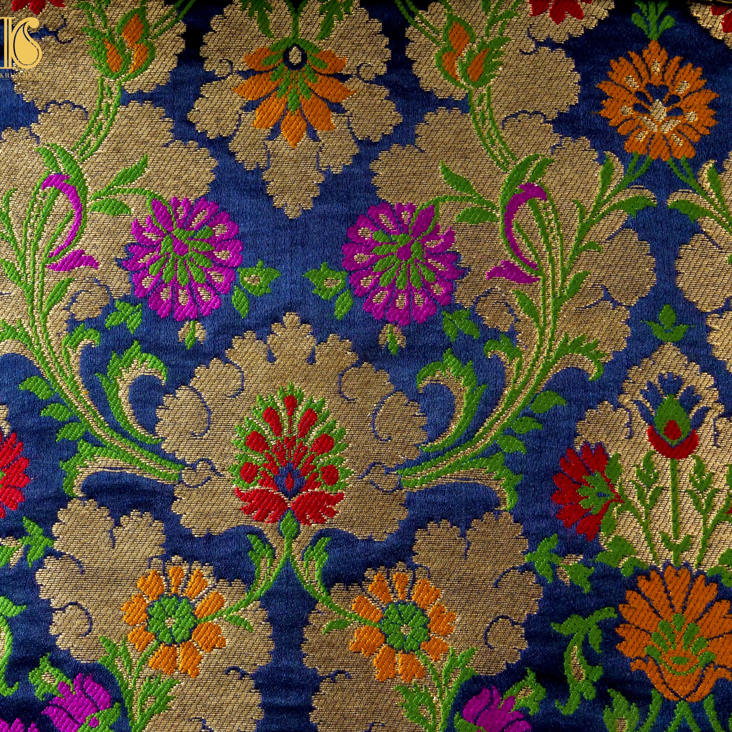 Kinkhab / Kimkhab Ashoka Brocade Banarasi Fabric