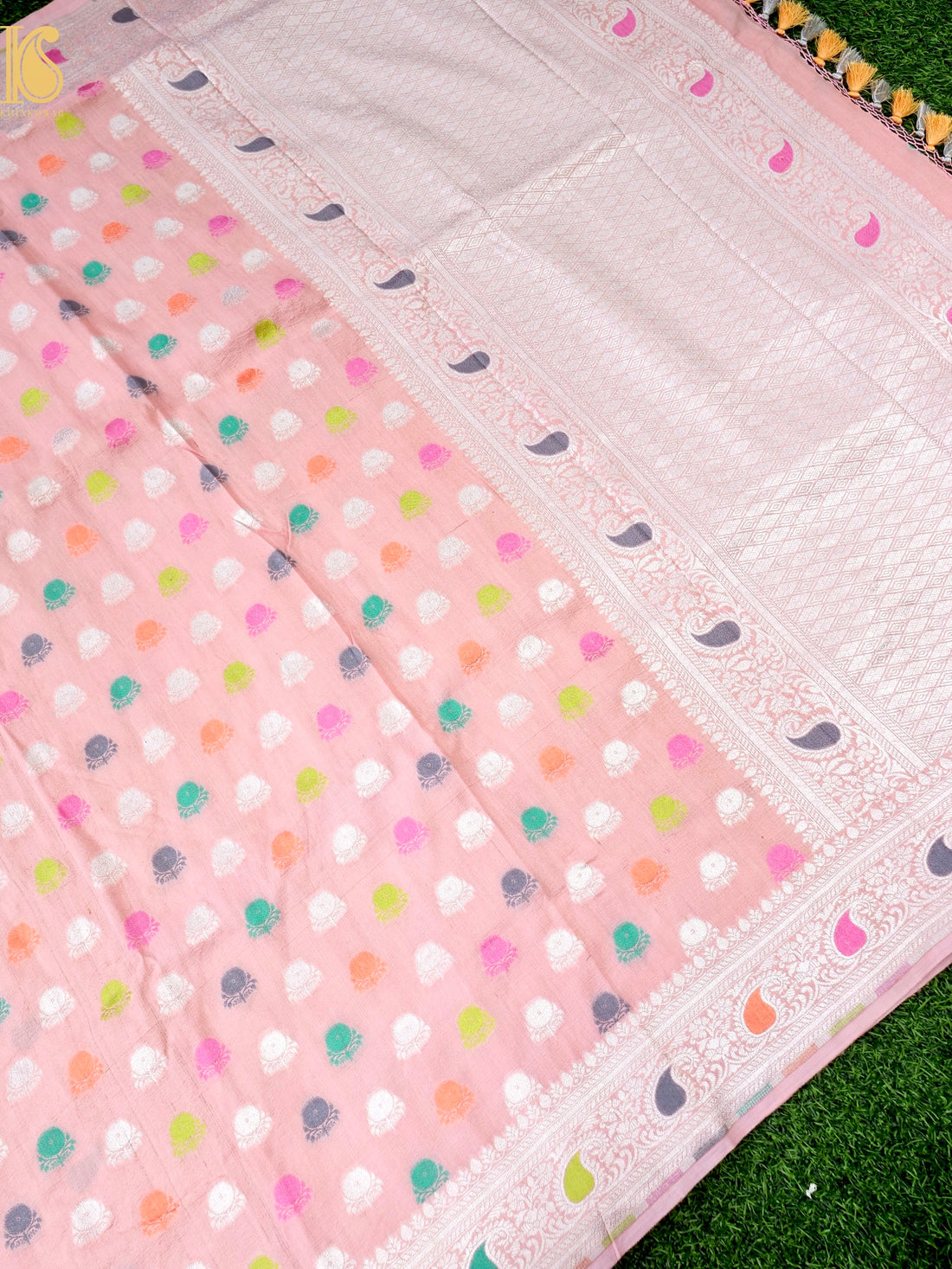 Handloom Banarasi Tussar by Georgette Silk Saree
