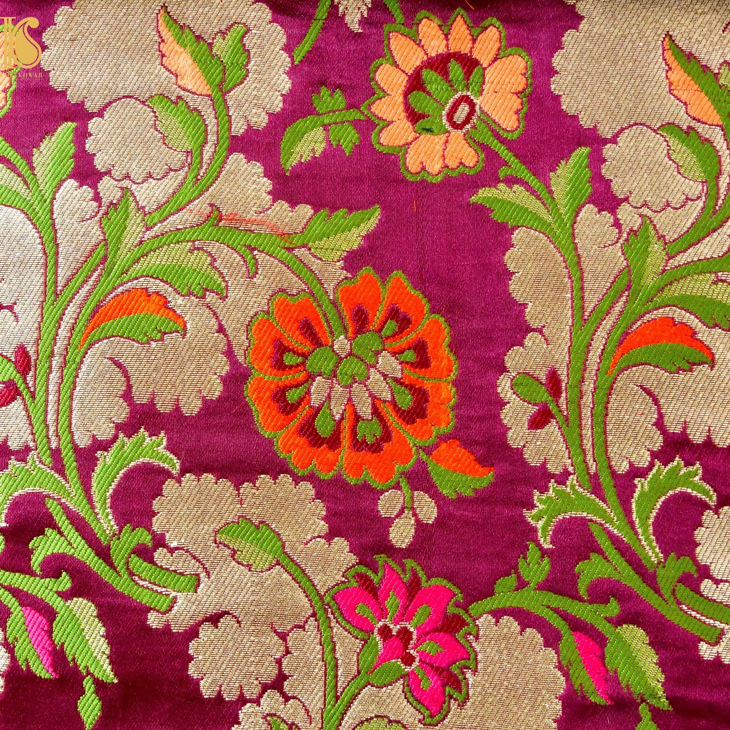 Kinkhab / Kimkhab Kusumla Brocade Banarasi Fabric