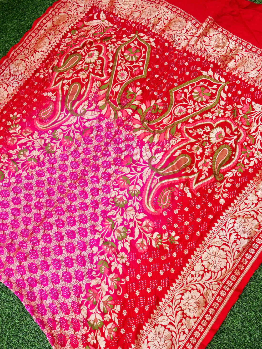 Georgette Banarasi Bandhani Dupatta