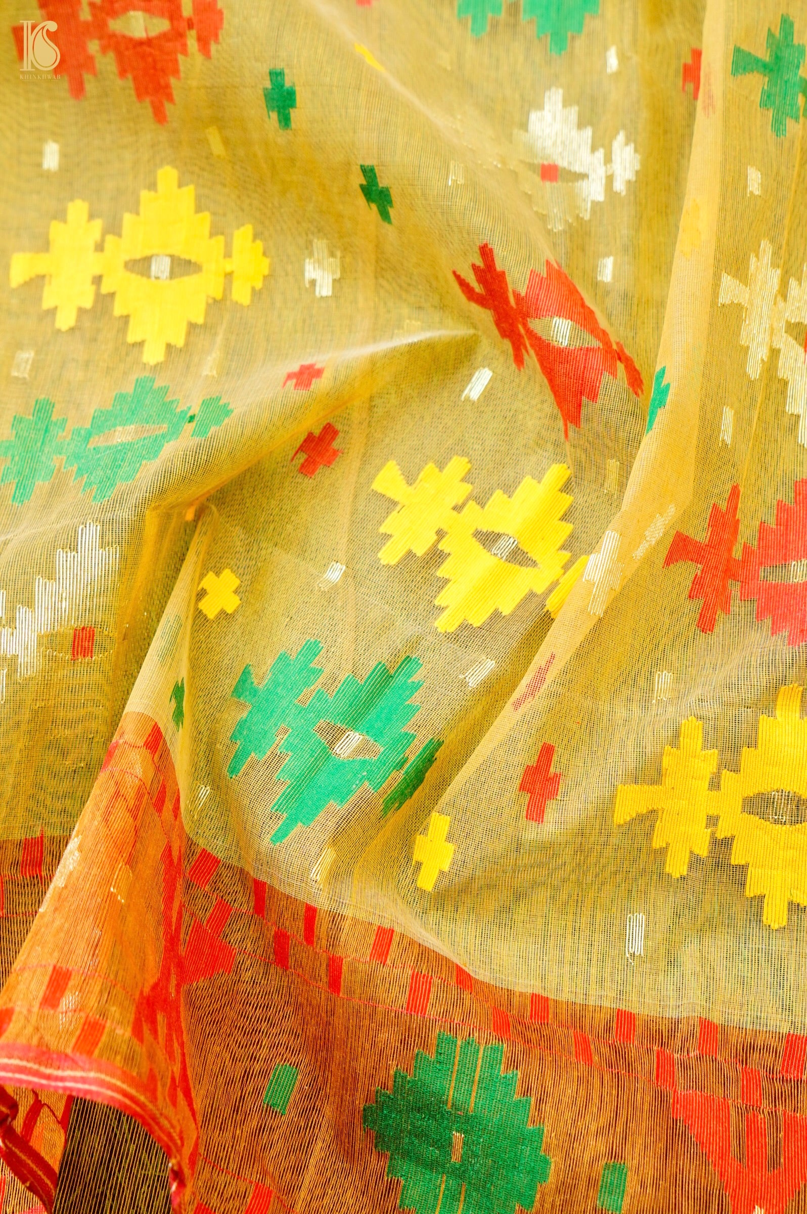 Handloom Dhakai Jamdani Saree