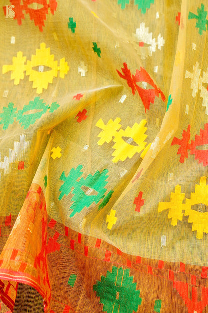 Handloom Dhakai Jamdani Saree