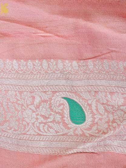 Handloom Banarasi Tussar by Georgette Silk Saree