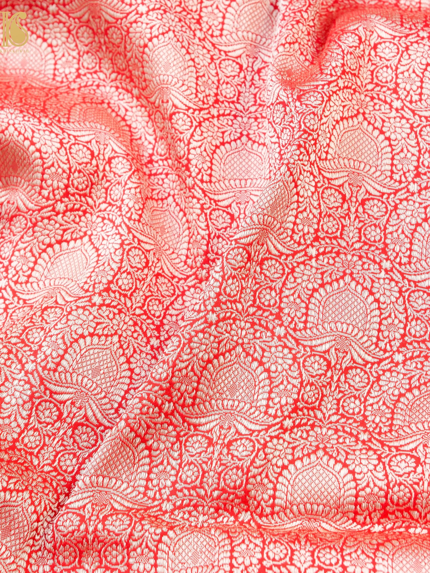 Handloom Banarasi Katan Silk Zari Tanchoi Saree