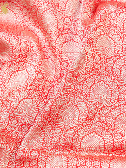 Handloom Banarasi Katan Silk Zari Tanchoi Saree