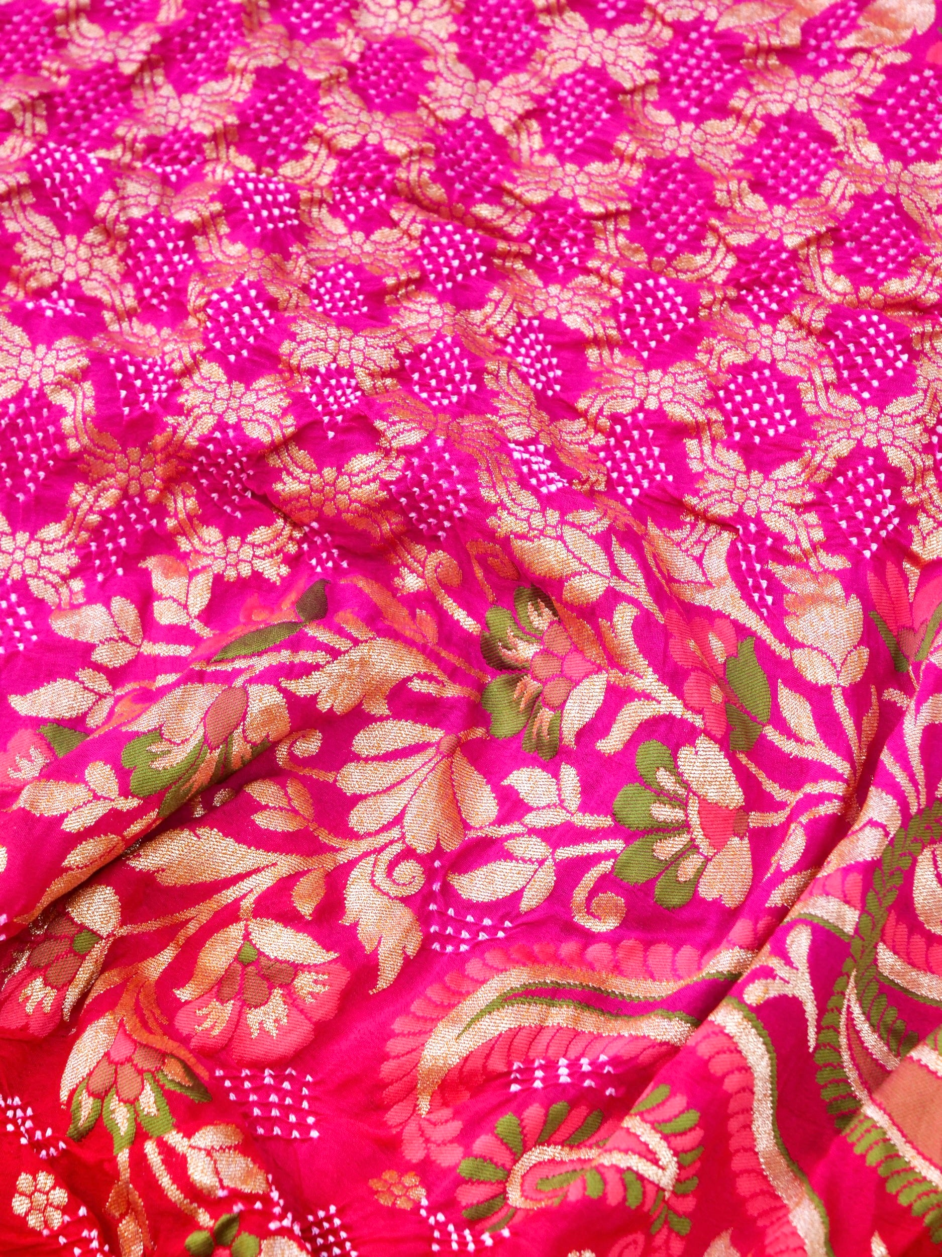 Georgette Banarasi Bandhani Dupatta