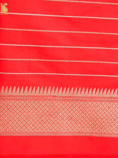 Handloom Banarasi Katan Silk Zari Tanchoi Saree