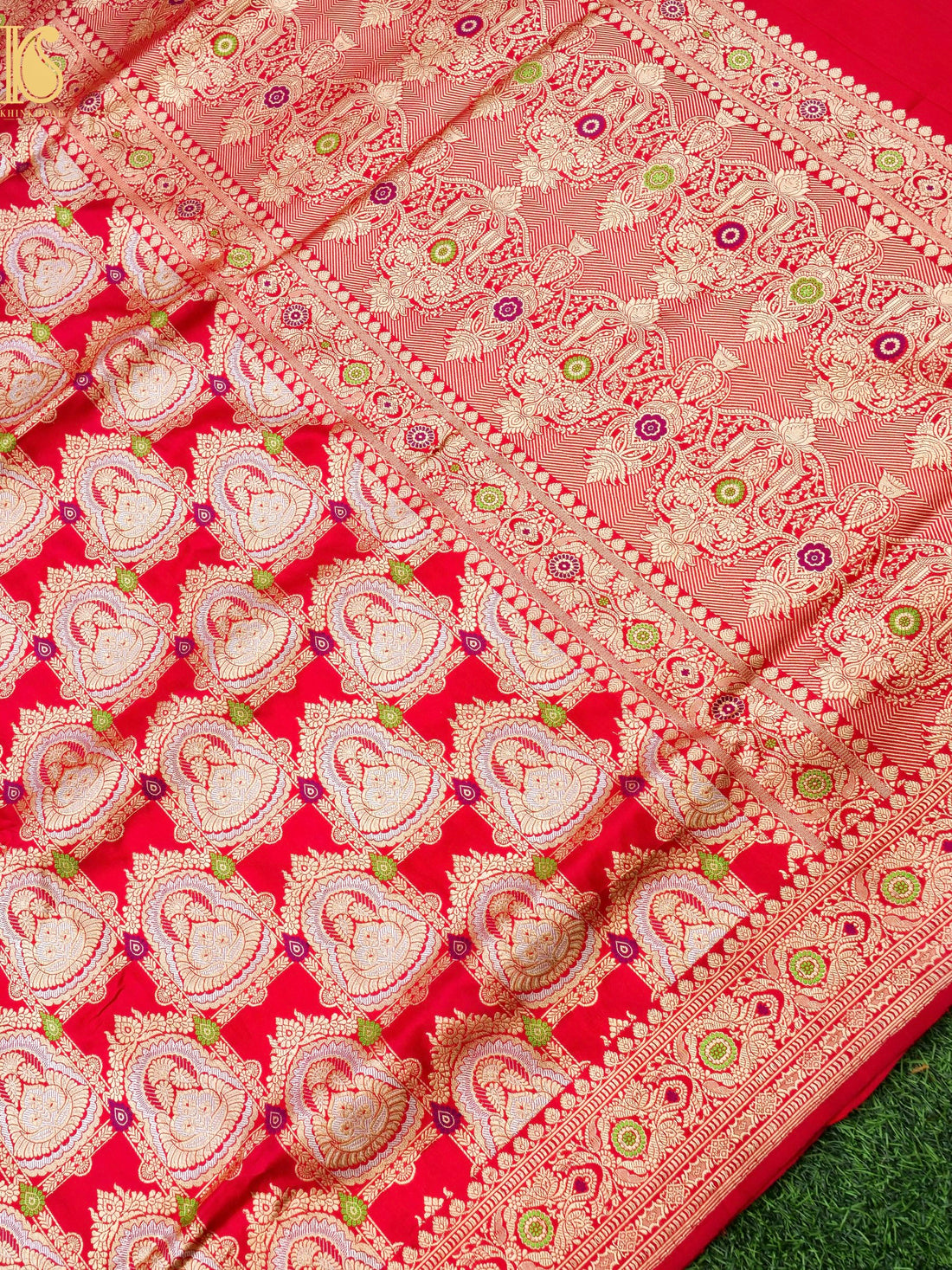 Banarasi Handloom Pure Katan Silk Kadwa Saree