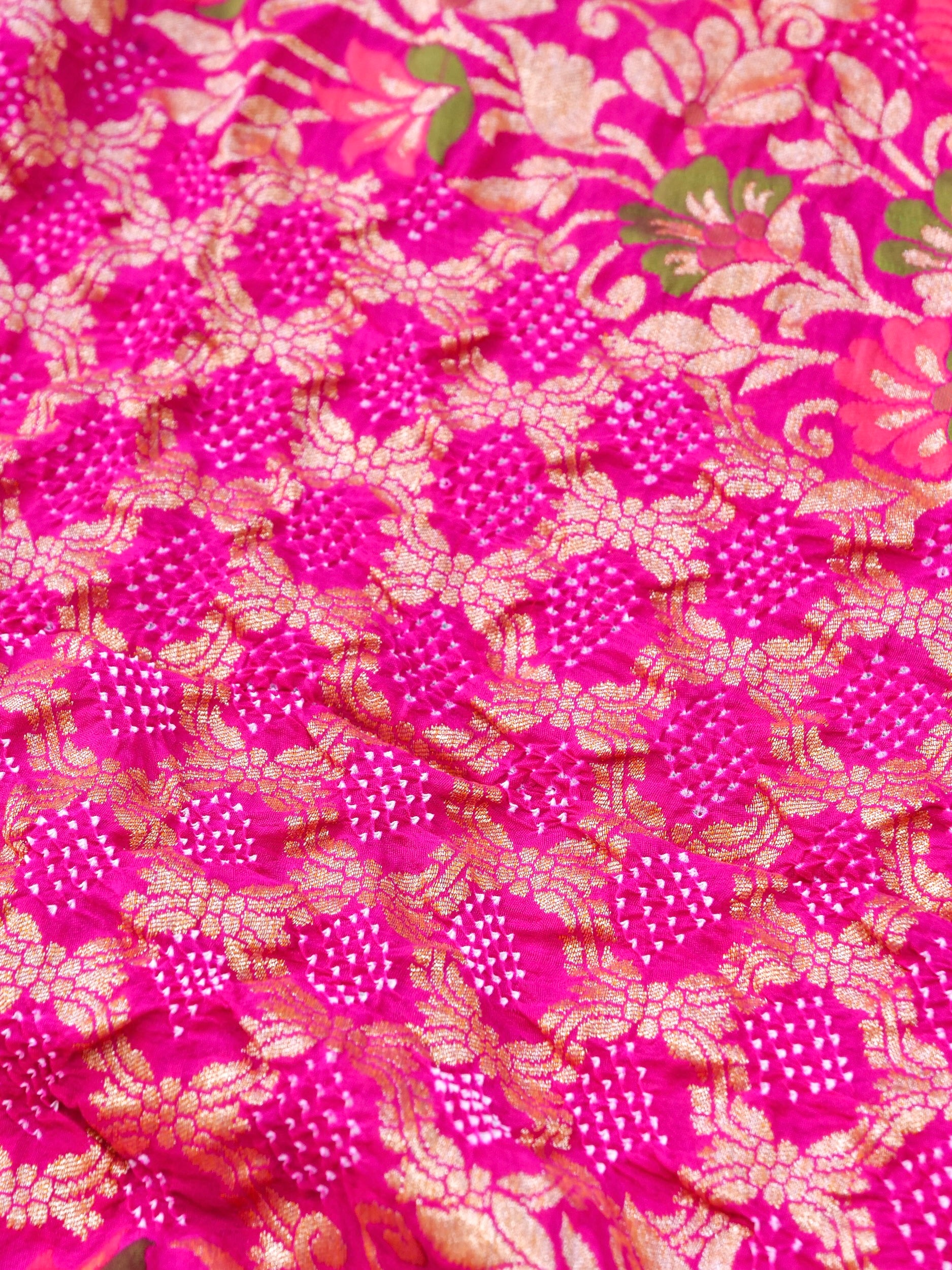 Georgette Banarasi Bandhani Dupatta