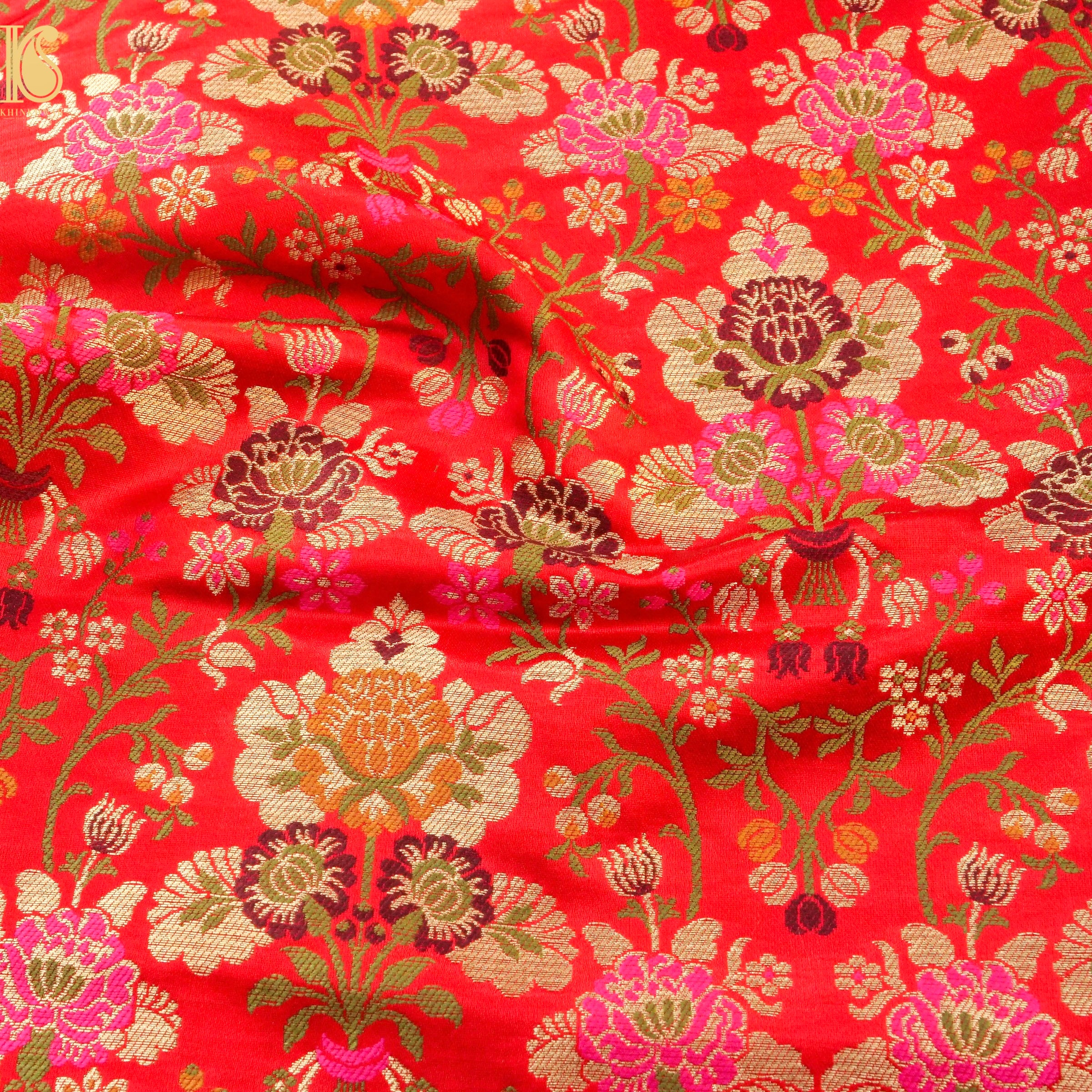 Kinkhab / Kimkhab Alya Brocade Banarasi Fabric