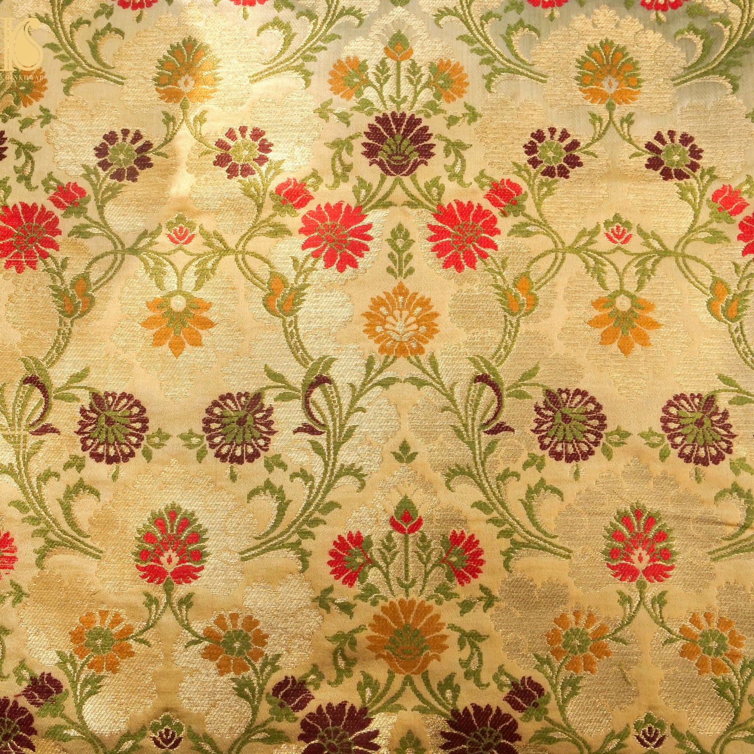 Kinkhab / Kimkhab Roya Brocade Banarasi Fabric