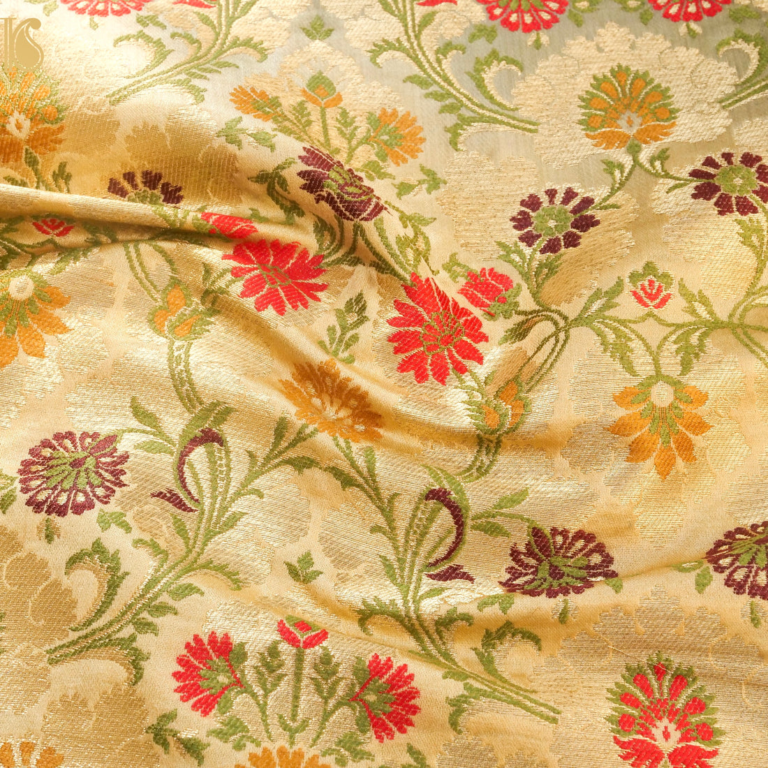 Kinkhab / Kimkhab Roya Brocade Banarasi Fabric