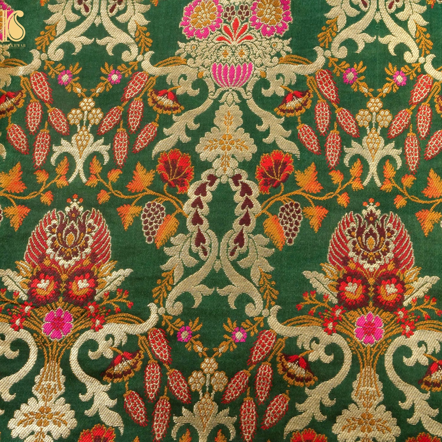 Kinkhab / Kimkhab Zarina Brocade Banarasi Fabric