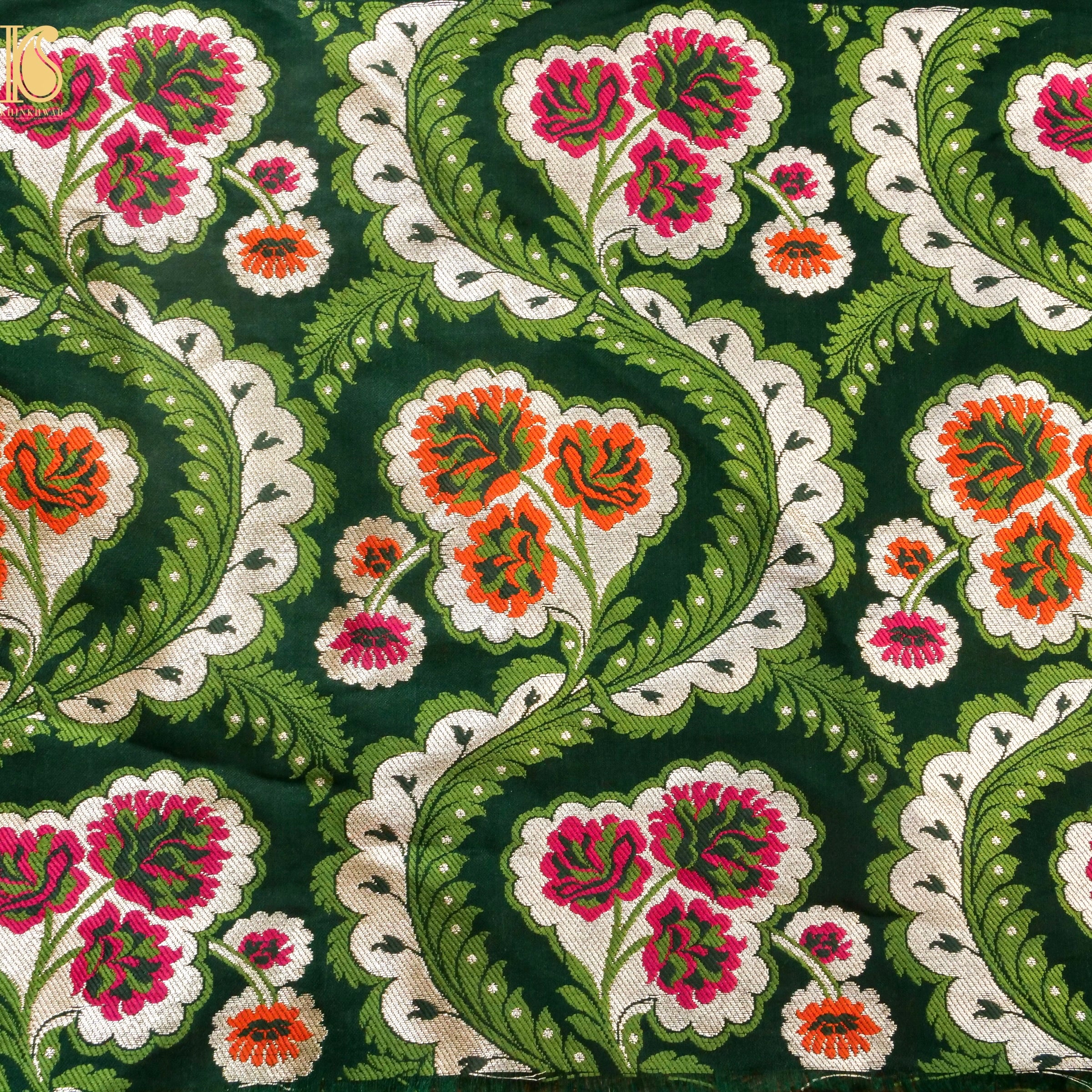 Kinkhab / Kimkhab Shahnaz Brocade Banarasi Fabric