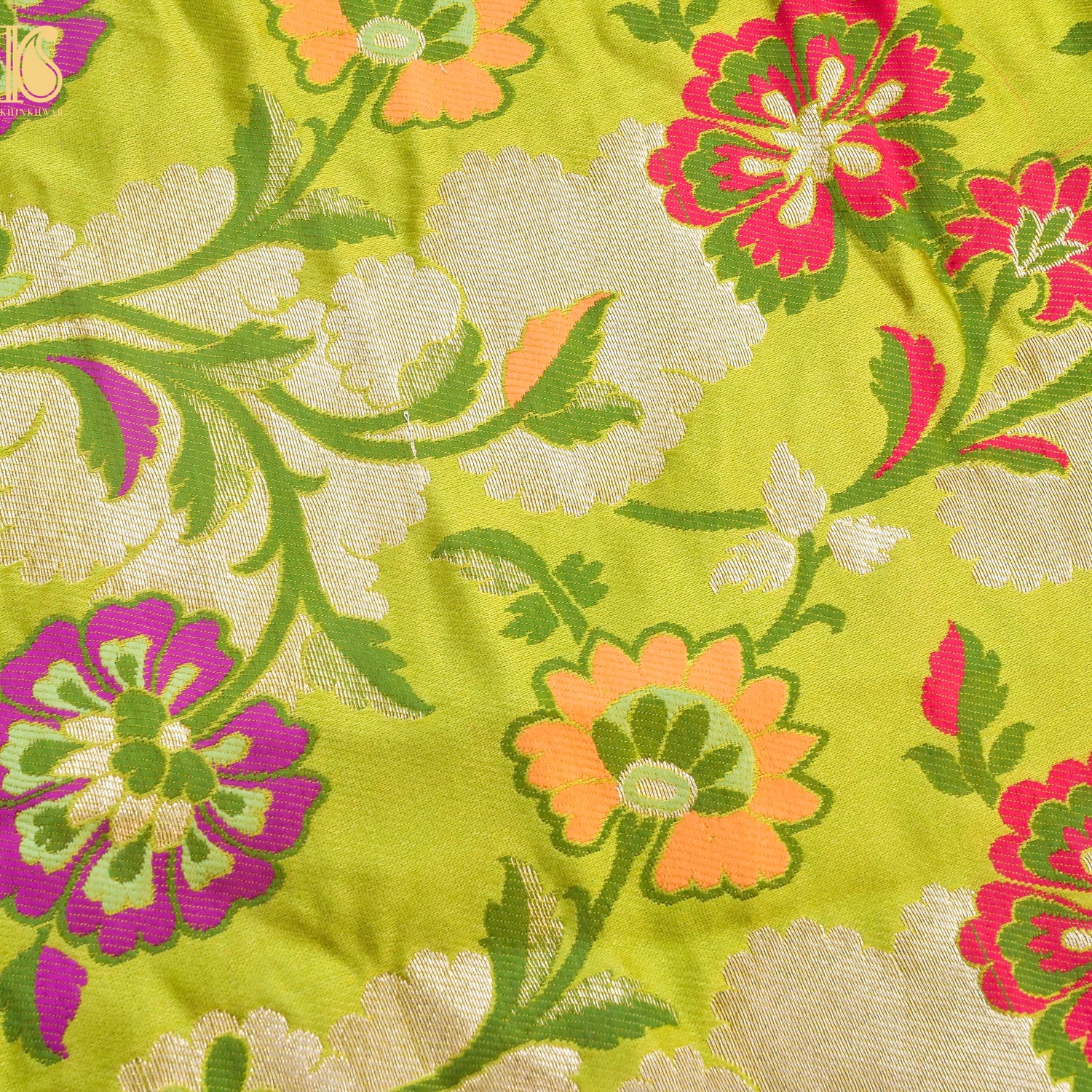 Kinkhab / Kimkhab Kusumla Brocade Banarasi Fabric