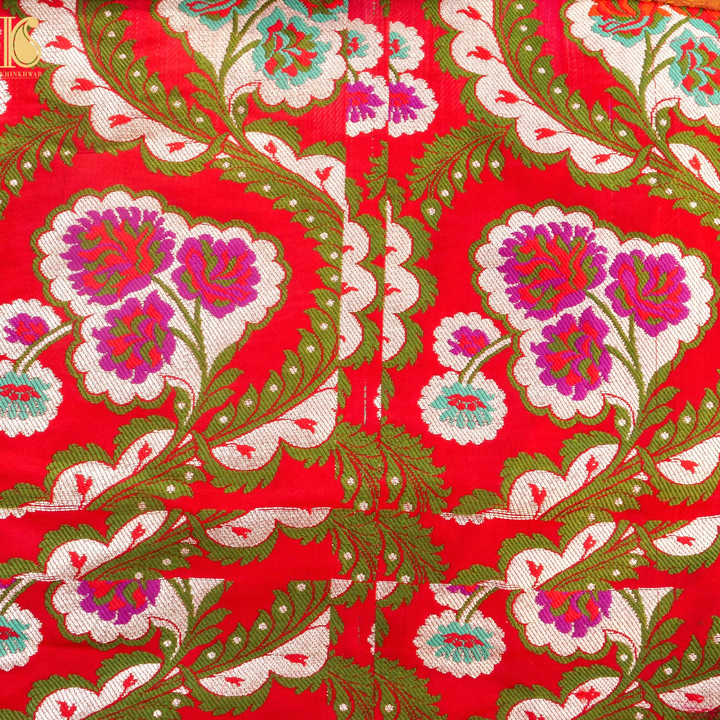Kinkhab / Kimkhab Shahnaz Brocade Banarasi Fabric